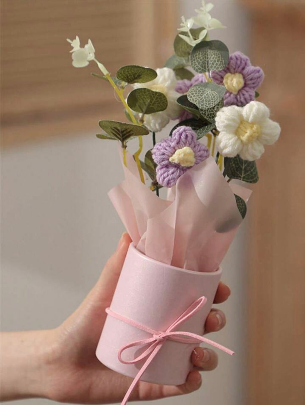 Crochet Flower Pot