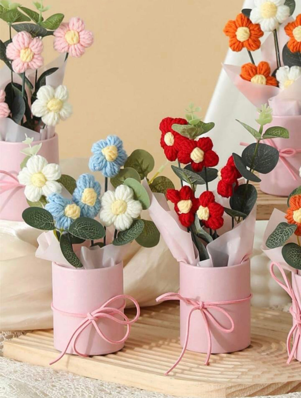 Crochet Flower Pot
