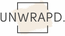 Logo with the word 'UNWRAPD.' on a white background